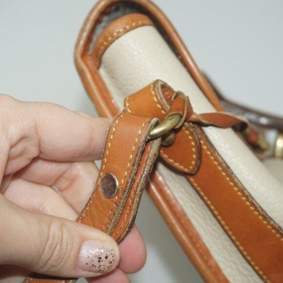 Vintage 80s Dooney Bourke Leather Crossbody Handbag - Picture 8 of 14